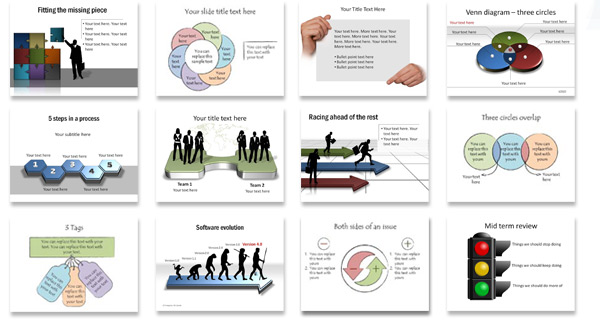 Presentation diagrams for PowerPoint