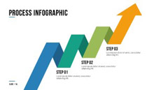 PowerPoint infographics with arrows