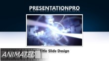 Animated Abstract Rays Cubes Widescreen PPT PowerPoint Animated Template Background