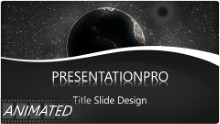 Animated Gray Scale Globe Widescreen PPT PowerPoint Animated Template Background