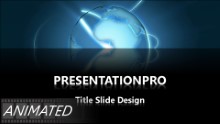 Animated Global 0022 D Widescreen PPT PowerPoint Animated Template Background