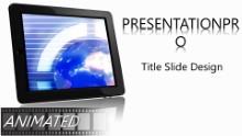 Animated Global 0036 Widescreen PPT PowerPoint Animated Template Background