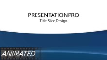 Blue Streaks Curve Widescreen PPT PowerPoint Animated Template Background