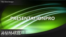 Green Abstract Light Widescreen PPT PowerPoint Animated Template Background
