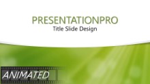 Green Dust Light Curve Widescreen PPT PowerPoint Animated Template Background