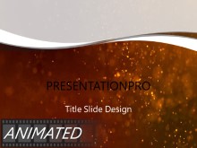 Red Textured Dust PPT PowerPoint Animated Template Background