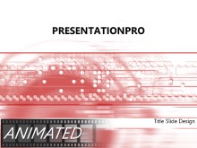 Animated Velocity Red PPT PowerPoint Animated Template Background