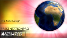 Radiant World Widescreen PPT PowerPoint Animated Template Background