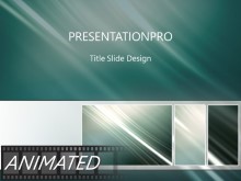 Animated Rising Swish Tribox Dark PPT PowerPoint Animated Template Background
