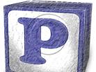 block p blue Colored Pen PPT PowerPoint picture photo