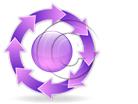 Download arrowcycle a 8purple PowerPoint Graphic and other software plugins for Microsoft PowerPoint