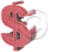 Dollar Red Color Pen PPT PowerPoint picture photo