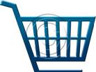 Shopping Cart Style Blue PPT PowerPoint picture photo