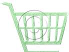 Shopping Cart Style Green Color Pen PPT PowerPoint picture photo