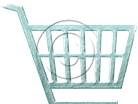 Shopping Cart Style Teal Color Pen PPT PowerPoint picture photo