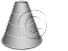 Download cone up 4gray PowerPoint Graphic and other software plugins for Microsoft PowerPoint