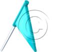 Download flag pin teal 04 PowerPoint Graphic and other software plugins for Microsoft PowerPoint