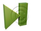 Download action button end green PowerPoint Graphic and other software plugins for Microsoft PowerPoint