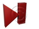 Download action button end red PowerPoint Graphic and other software plugins for Microsoft PowerPoint