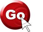Go Button Pointer Light Red PPT PowerPoint picture photo
