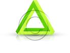 Download 3dtriangle02 green PowerPoint Graphic and other software plugins for Microsoft PowerPoint