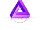 Download 3dtriangle03 purple PowerPoint Graphic and other software plugins for Microsoft PowerPoint
