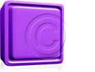 Download extrudedcube02 purple PowerPoint Graphic and other software plugins for Microsoft PowerPoint