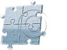 Puzzle 4 Blue Sketch PPT PowerPoint picture photo