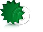 Download starburst02 green PowerPoint Graphic and other software plugins for Microsoft PowerPoint