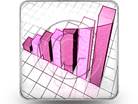Bar Increase Pink Square Color Pencil PPT PowerPoint Image Picture