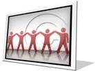 Celebrating Teamwork Red F PPT PowerPoint Image Picture