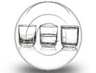 Glass Circlealf Full Empty 1 Circle Color Pencil PPT PowerPoint Image Picture