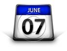 Calendar June 07 PPT PowerPoint Image Picture
