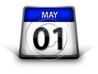 Calendar May 01 PPT PowerPoint Image Picture
