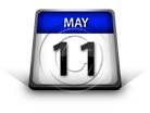 Calendar May 11 PPT PowerPoint Image Picture