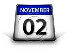 Calendar November 02 PPT PowerPoint Image Picture