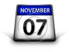 Calendar November 07 PPT PowerPoint Image Picture