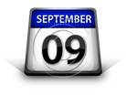 Calendar September 09 PPT PowerPoint Image Picture