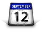 Calendar September 12 PPT PowerPoint Image Picture