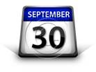 Calendar September 30 PPT PowerPoint Image Picture