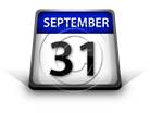 Calendar September 31 PPT PowerPoint Image Picture