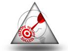 Success On Target TRI Square PPT PowerPoint Image Picture