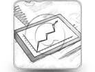 Tablets And Charts Square Sketch PPT PowerPoint Image Picture