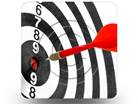 Target Bullseye 01 Square PPT PowerPoint Image Picture