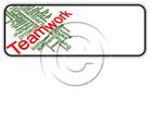 Teamwork Word Cloud Rectangle PPT PowerPoint Image Picture