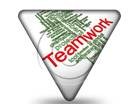Teamwork Word Cloud Sign PPT PowerPoint Image Picture