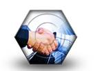 hex-handshake1 PPT PowerPoint Image Picture