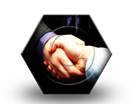 hex-handshake2 PPT PowerPoint Image Picture