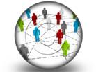 network team circle PPT PowerPoint Image Picture