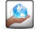 Globe Hand D PPT PowerPoint Image Picture